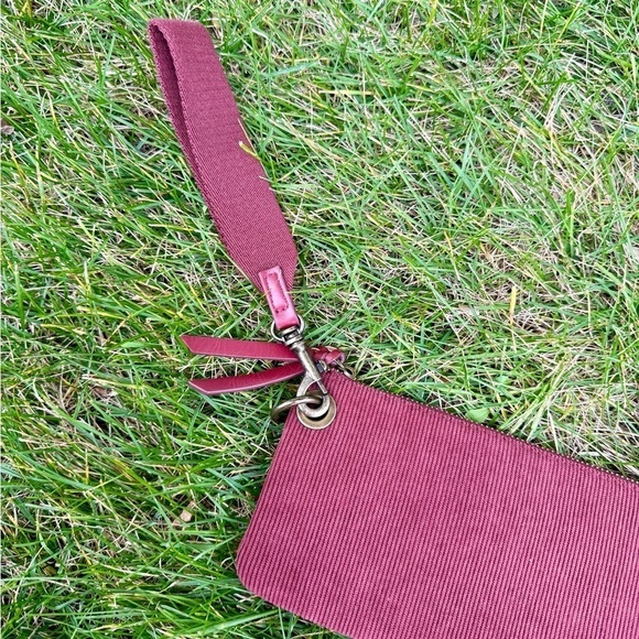 Universal Thread Maroon Corduroy Wristlet - Picture 2 of 2